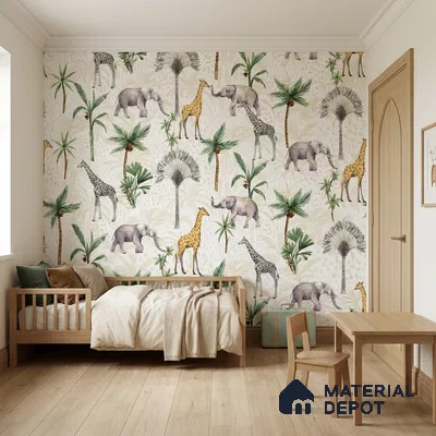 5131-1 | 5 Meter x 42 Inch PVC Animal Print Look Wallpaper - 57 Sq. Ft. | Minimum 15% wastage during installation