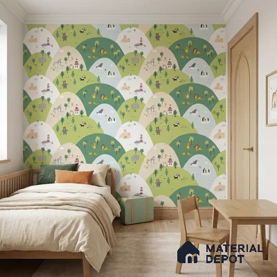 5157-1 | 5 Meter x 42 Inch PVC Animal Print Look Wallpaper - 57 Sq. Ft. | Minimum 15% wastage during installation