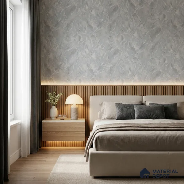 ST021019 | 10.05 Meter x 20.86 Inches Marble Look Wallpaper - 57.33 Sq. Ft. | Minimum 10% wastage during installation
