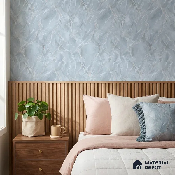 ST021025 | 10.05 Meter x 20.86 Inches Marble Look Wallpaper - 57.33 Sq. Ft. | Minimum 10% wastage during installation