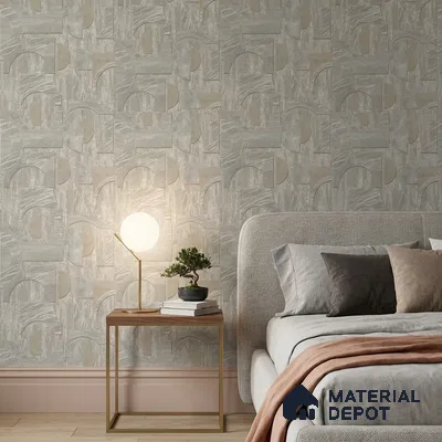 ST021016 | 10.05 Meter x 20.86 Inches Geometric Look Wallpaper - 57.33 Sq. Ft. | Minimum 15% wastage during installation