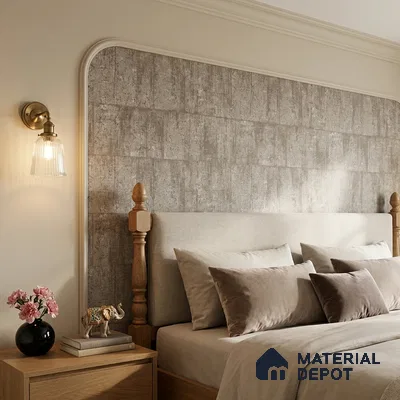 ST021064 | Grey Brown Stone Brick Block PVC Patterned Wallpaper - 10.05 Meter x 20.86 Inches, 57.33 Sq. Ft. (Min. 15% Wastage)