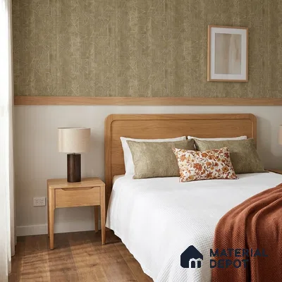 AMBL23448 | 10 Meter x 21 Inches Geometric Look Wallpaper - 57.05 Sq. Ft. | Minimum 15% wastage during installation