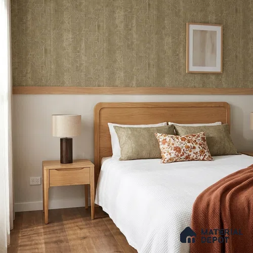 AMBL23448 | 10 Meter x 21 Inches Geometric Look Wallpaper - 57.05 Sq. Ft. | Minimum 15% wastage during installation