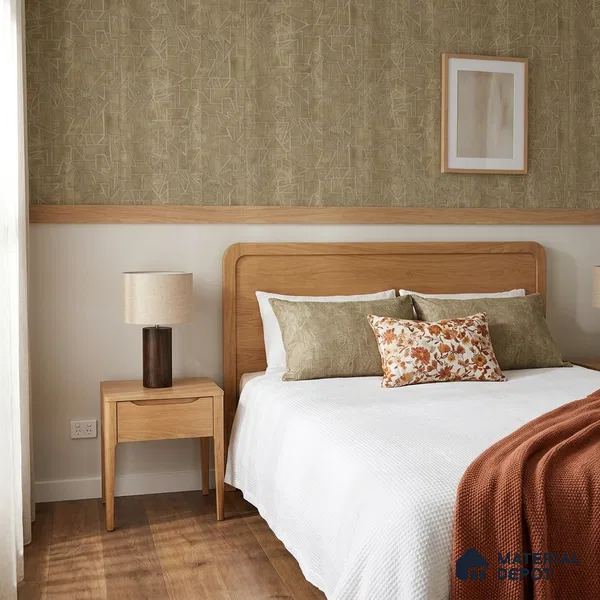 AMBL23448 | 10 Meter x 21 Inches Geometric Look Wallpaper - 57.05 Sq. Ft. | Minimum 15% wastage during installation