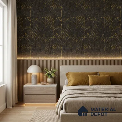 AMBL23452 | 10 Meter x 21 Inches Texture Look Wallpaper - 57.05 Sq. Ft. | Minimum 15% wastage during installation