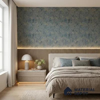AMBL23454 | Grey Scratch Diamonds Textured Wallpaper - 10 Meter x 21 Inches, 57.05 Sq. Ft. (Min. 15% Wastage)
