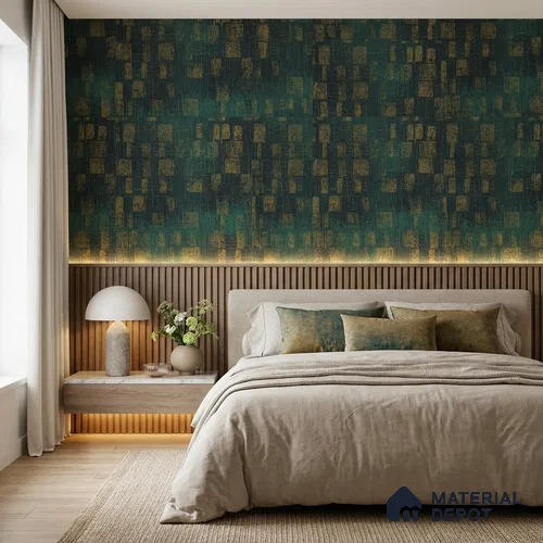 AMBL23468 | 10 Meter x 21 Inches Patterned Look Wallpaper - 57.05 Sq. Ft. | Minimum 15% wastage during installation