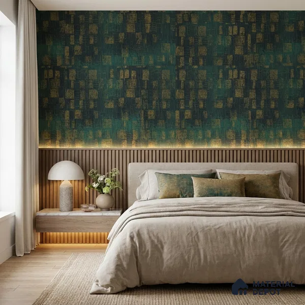AMBL23468 | 10 Meter x 21 Inches Patterned Look Wallpaper - 57.05 Sq. Ft. | Minimum 15% wastage during installation