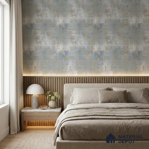 AMBL23469 | 10 Meter x 21 Inches Patterned Look Wallpaper - 57.05 Sq. Ft. | Minimum 15% wastage during installation