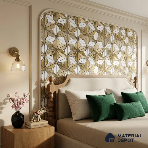 FE501-2 | 10 Meter x 21 Inch PVC Patterned Look Wallpaper - 57 Sq. Ft. | Minimum 15% wastage during installation