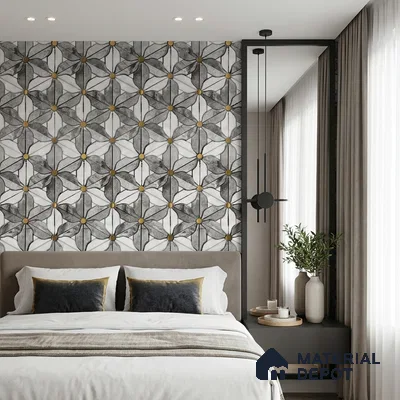 FE501-4 | 10 Meter x 21 Inch PVC Patterned Look Wallpaper - 57 Sq. Ft. | Minimum 15% wastage during installation