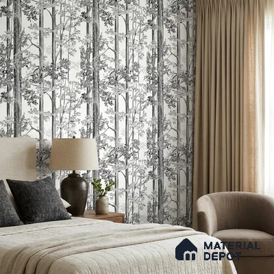 FE502-2 | 10 Meter x 21 Inch PVC Tropical Look Wallpaper - 57 Sq. Ft. | Minimum 15% wastage during installation
