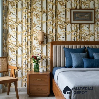 FE502-3 | 10 Meter x 21 Inch PVC Tropical Look Wallpaper - 57 Sq. Ft. | Minimum 15% wastage during installation