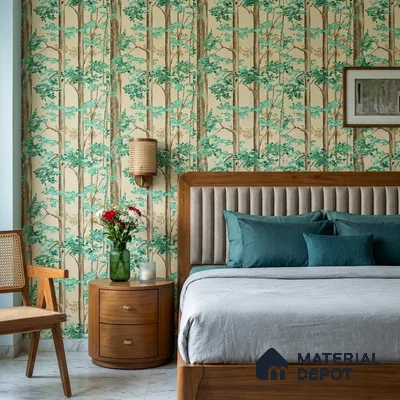 FE502-4 | 10 Meter x 21 Inch PVC Tropical Look Wallpaper - 57 Sq. Ft. | Minimum 15% wastage during installation
