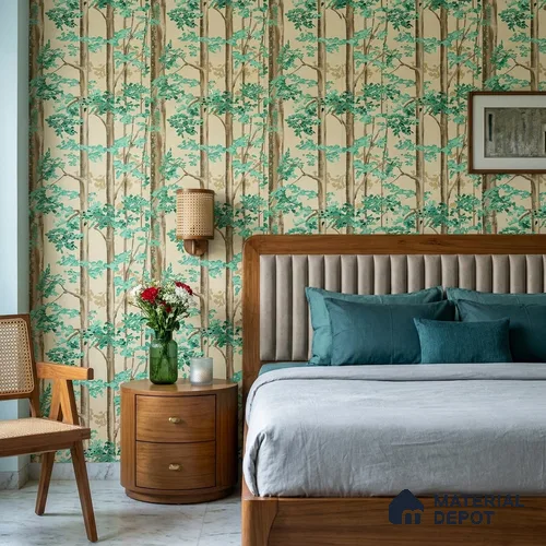 FE502-4 | 10 Meter x 21 Inch PVC Tropical Look Wallpaper - 57 Sq. Ft. | Minimum 15% wastage during installation