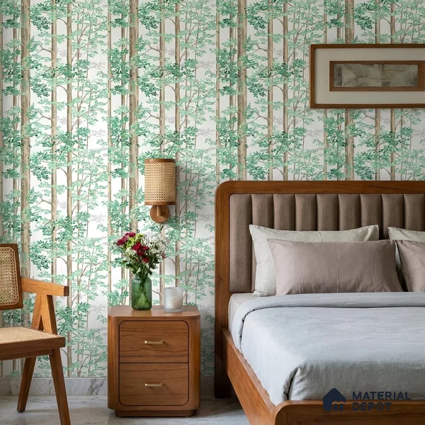 FE502-1 | 10 Meter x 21 Inch PVC Tropical Look Wallpaper - 57 Sq. Ft. | Minimum 15% wastage during installation