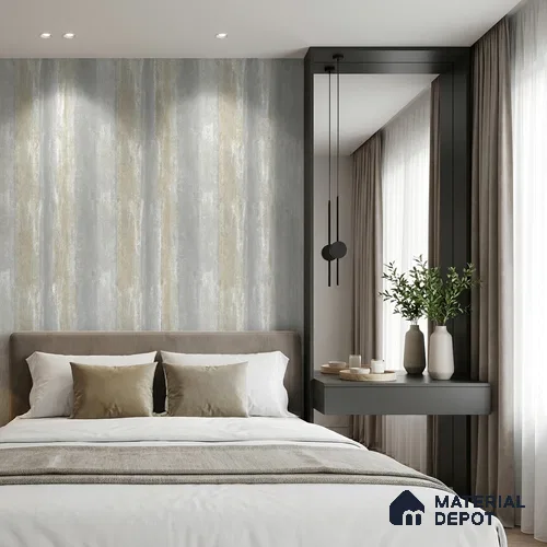 FE505-4 | 10 Meter x 21 Inch PVC Patterned Look Wallpaper - 57 Sq. Ft. | Minimum 15% wastage during installation