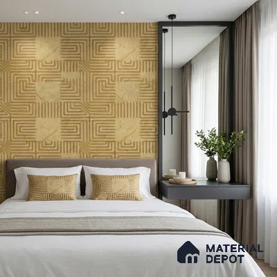 FE506-2 | 10 Meter x 21 Inch PVC Patterned Look Wallpaper - 57 Sq. Ft. | Minimum 15% wastage during installation