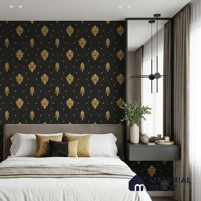 FE507-5 | 10 Meter x 21 Inch PVC Damask Look Wallpaper - 57 Sq. Ft. | Minimum 15% wastage during installation