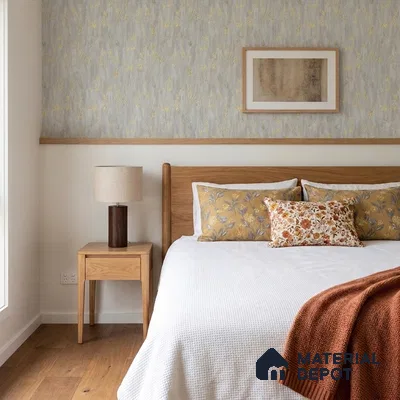 AMBL23415 | 10 Meter x 21 Inches Florals Look Wallpaper - 57.05 Sq. Ft. | Minimum 15% wastage during installation