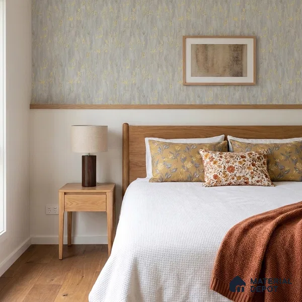 AMBL23415 | 10 Meter x 21 Inches Florals Look Wallpaper - 57.05 Sq. Ft. | Minimum 15% wastage during installation