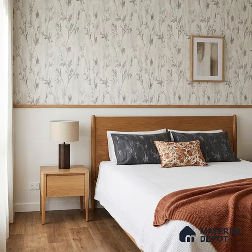 AMBL23418 | 10 Meter x 21 Inches Florals Look Wallpaper - 57.05 Sq. Ft. | Minimum 15% wastage during installation