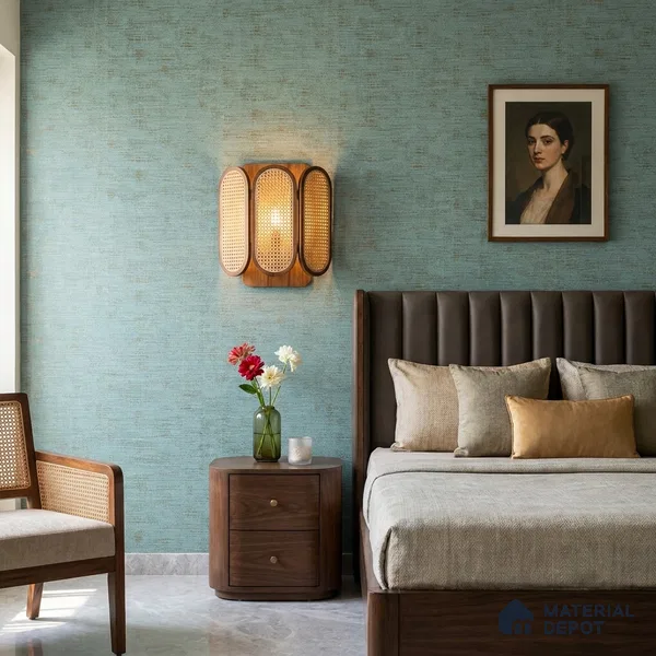 AMBL23427 | 10 Meter x 21 Inches Texture Look Wallpaper - 57.05 Sq. Ft. | Minimum 15% wastage during installation