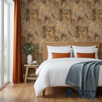 AMBL23428 | 10 Meter x 21 Inches Abstract Look Wallpaper - 57.05 Sq. Ft. | Minimum 15% wastage during installation