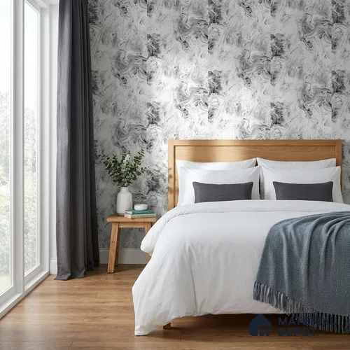 AMBL23429 | 10 Meter x 21 Inches Abstract Look Wallpaper - 57.05 Sq. Ft. | Minimum 15% wastage during installation