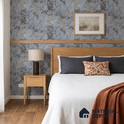 AMBL23432 | 10 Meter x 21 Inches Abstract Look Wallpaper - 57.05 Sq. Ft. | Minimum 15% wastage during installation