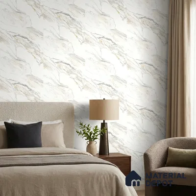 85111-1 | 5 Meter x 42 Inch PVC Marble Look Wallpaper - 57 Sq. Ft. | Minimum 10% wastage during installation