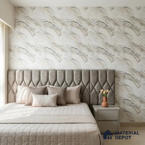 85111-2 | 5 Meter x 42 Inch PVC Marble Look Wallpaper - 57 Sq. Ft. | Minimum 10% wastage during installation