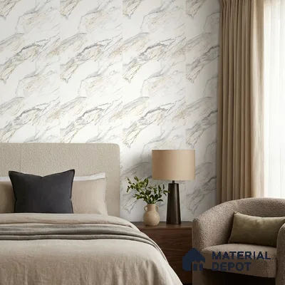 85110-1 | 5 Meter x 42 Inch PVC Marble Look Wallpaper - 57 Sq. Ft. | Minimum 10% wastage during installation