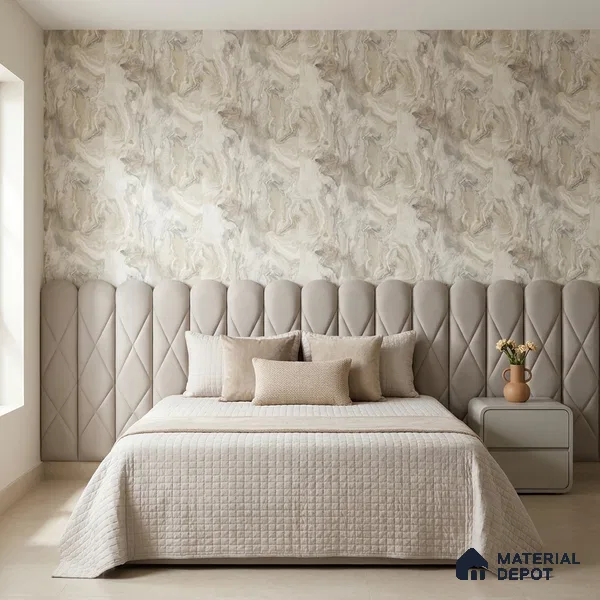 85109-2 | 5 Meter x 42 Inch PVC Marble Look Wallpaper - 57 Sq. Ft. | Minimum 10% wastage during installation
