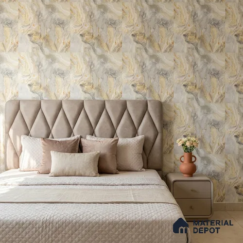 85109-5 | 5 Meter x 42 Inch PVC Marble Look Wallpaper - 57 Sq. Ft. | Minimum 10% wastage during installation