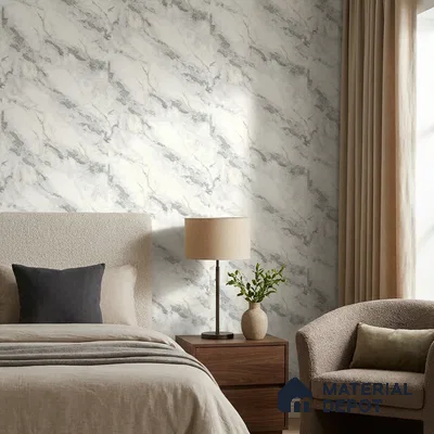 85108-1 | 5 Meter x 42 Inch PVC Marble Look Wallpaper - 57 Sq. Ft. | Minimum 10% wastage during installation