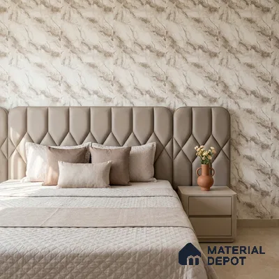 85108-2 | 5 Meter x 42 Inch PVC Marble Look Wallpaper - 57 Sq. Ft. | Minimum 10% wastage during installation