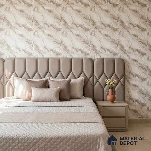 85108-2 | 5 Meter x 42 Inch PVC Marble Look Wallpaper - 57 Sq. Ft. | Minimum 10% wastage during installation