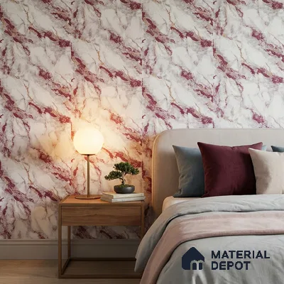 85108-3 | 5 Meter x 42 Inch PVC Marble Look Wallpaper - 57 Sq. Ft. | Minimum 10% wastage during installation