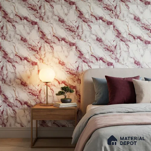 85108-3 | 5 Meter x 42 Inch PVC Marble Look Wallpaper - 57 Sq. Ft. | Minimum 10% wastage during installation