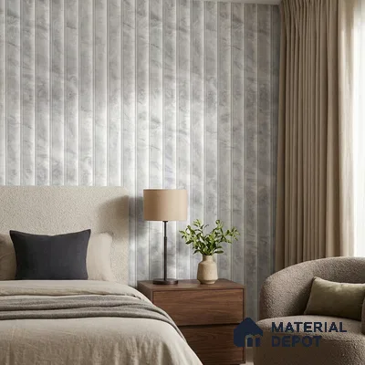 85107-1 | 5 Meter x 42 Inch PVC Marble Look Wallpaper - 57 Sq. Ft. | Minimum 10% wastage during installation