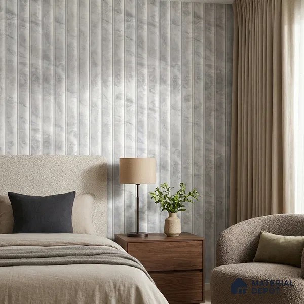85107-1 | 5 Meter x 42 Inch PVC Marble Look Wallpaper - 57 Sq. Ft. | Minimum 10% wastage during installation