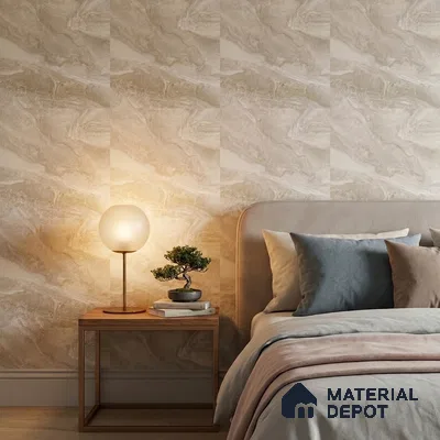 85106-2 | 5 Meter x 42 Inch PVC Marble Look Wallpaper - 57 Sq. Ft. | Minimum 10% wastage during installation