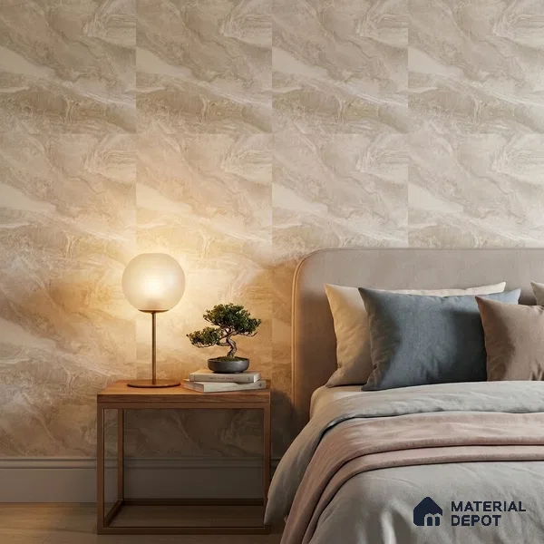 85106-2 | 5 Meter x 42 Inch PVC Marble Look Wallpaper - 57 Sq. Ft. | Minimum 10% wastage during installation