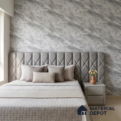 85106-3 | 5 Meter x 42 Inch PVC Marble Look Wallpaper - 57 Sq. Ft. | Minimum 10% wastage during installation