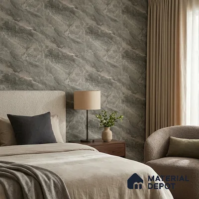85106-4 | 5 Meter x 42 Inch PVC Marble Look Wallpaper - 57 Sq. Ft. | Minimum 10% wastage during installation