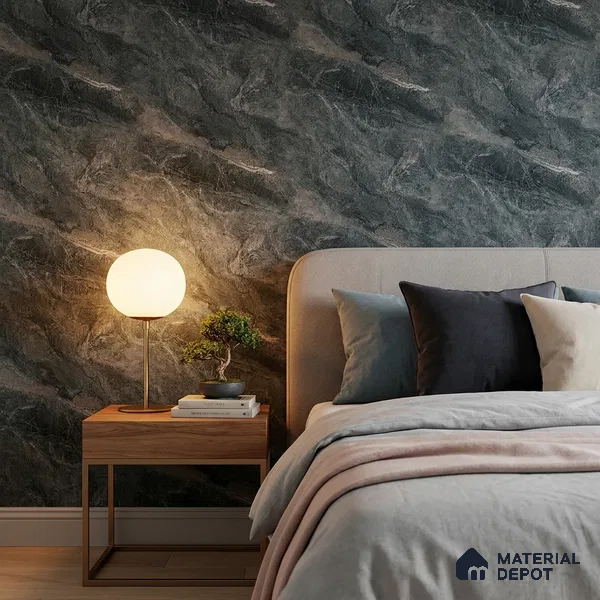 85106-5 | 5 Meter x 42 Inch PVC Marble Look Wallpaper - 57 Sq. Ft. | Minimum 10% wastage during installation