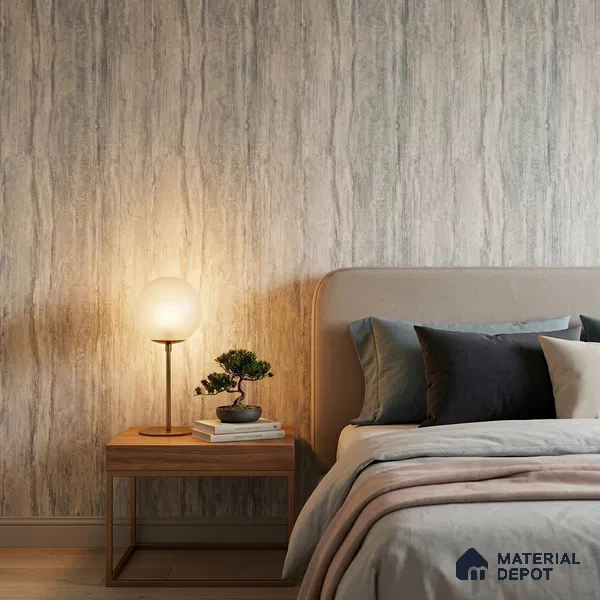 85104-2 | 5 Meter x 42 Inch PVC Marble Look Wallpaper - 57 Sq. Ft. | Minimum 10% wastage during installation