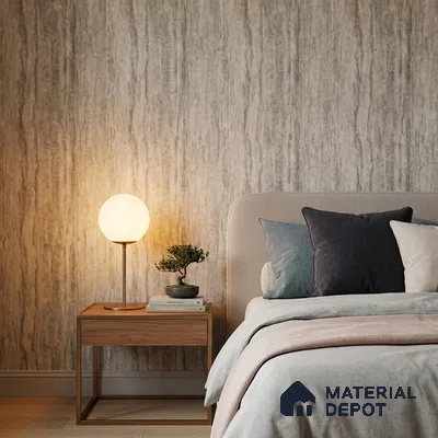 85104-3 | 5 Meter x 42 Inch PVC Marble Look Wallpaper - 57 Sq. Ft. | Minimum 10% wastage during installation